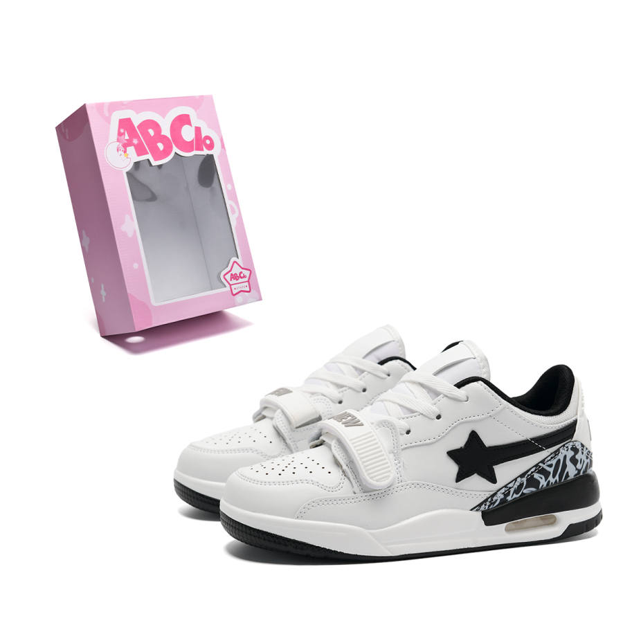 ABCIO ABCIO Skateboard Shoes Unisex Low Top White Black