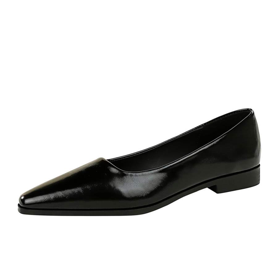 Bamiti Like Walking On A Level Surface Microfiber Leather Casual Shoes 1CM Women's