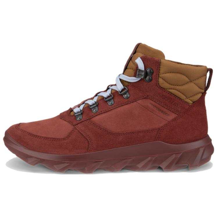 Ecco Ecco Leather Short Outdoor Boots Women's Red