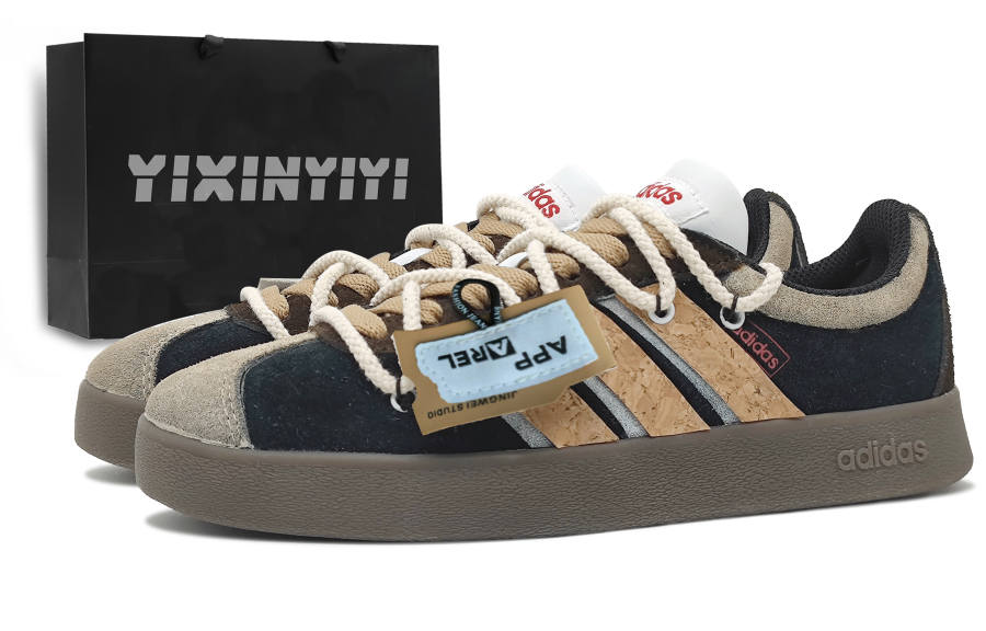 Adidas Adidas Vl Court Classic Leather Slip Resistant Abrasion Resistant Slip Resistant Abrasion Resistant Low top