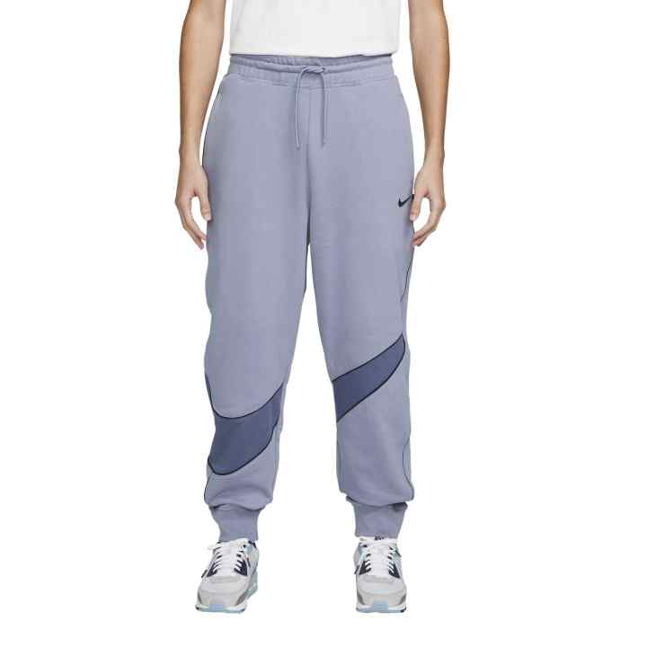 Nike Nike Knitted Sweatpants Men's Gray Blue/Diffused Blue/Black Moderate Cuffed Pants