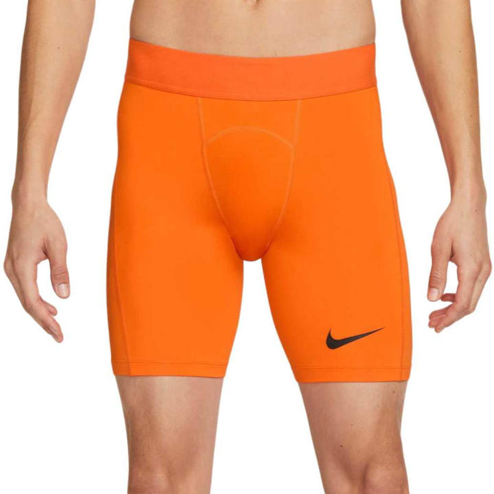 Nike Nike Pro Soccer Bottoms Men's Safety Orange/Black Moderate