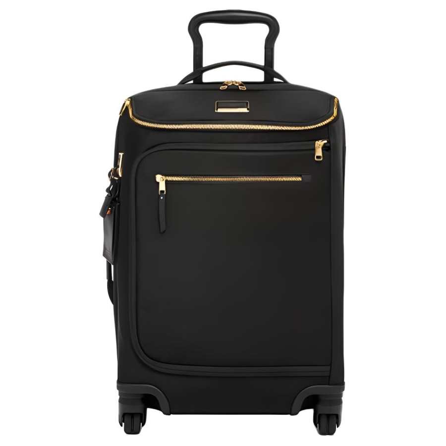 TUMI Voyageur Nylon Leather Luggage For Air Travel 20 Inch Unisex Black