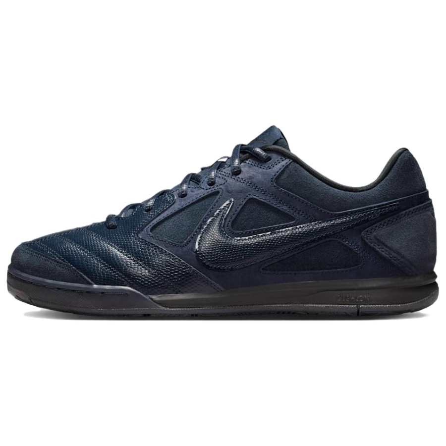 Nike Nike Gato Leather Breathable Soccer Shoes Men's Black