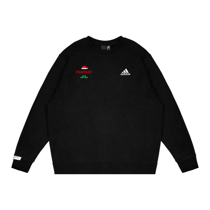 Adidas Adidas Sweatshirts Unisex Black Crew Neck Moderate Regular