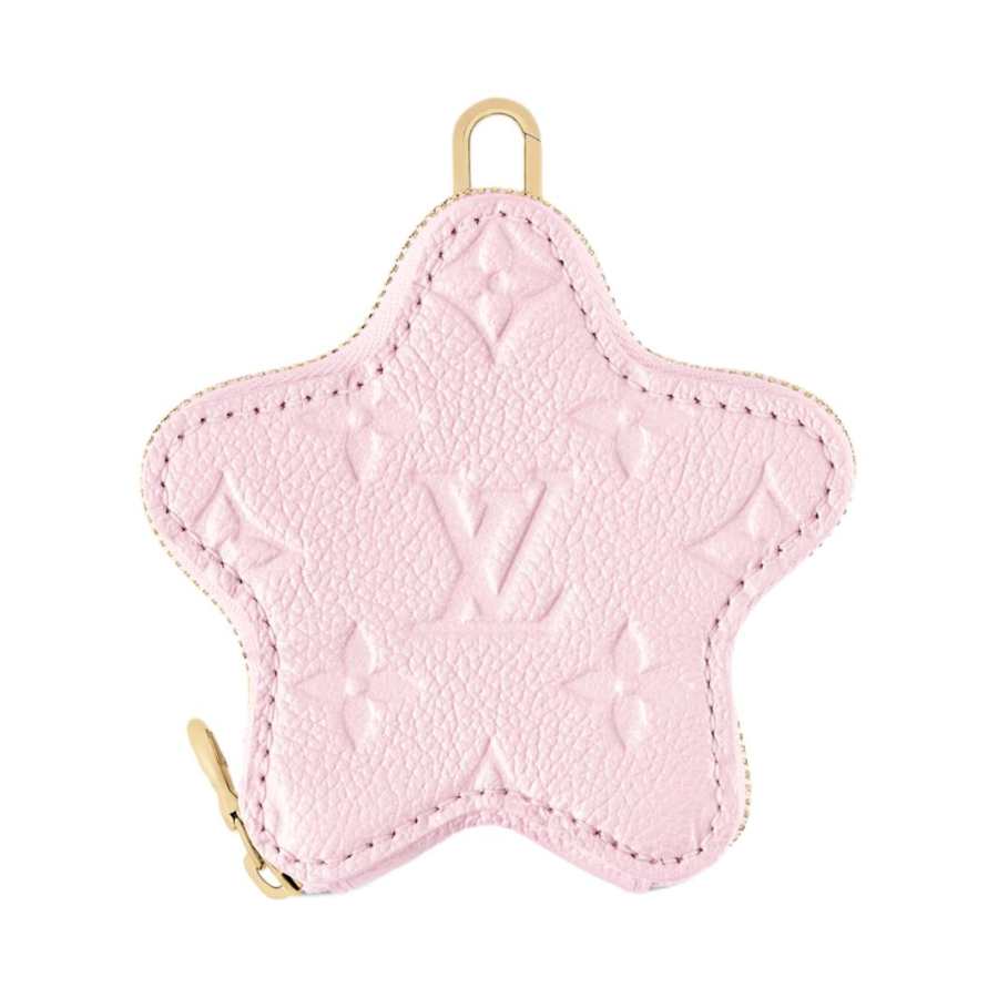 LOUIS VUITTON SPARK Cow Leather Coin Purse Women's Pink