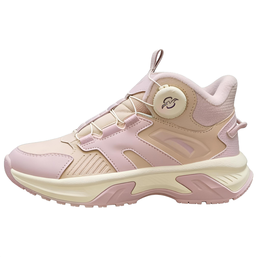 Anta Wujie Winter Thermal, High Top Thickened And Fleece Lined Slip Resistant, Casual Insulated Shoes Women's