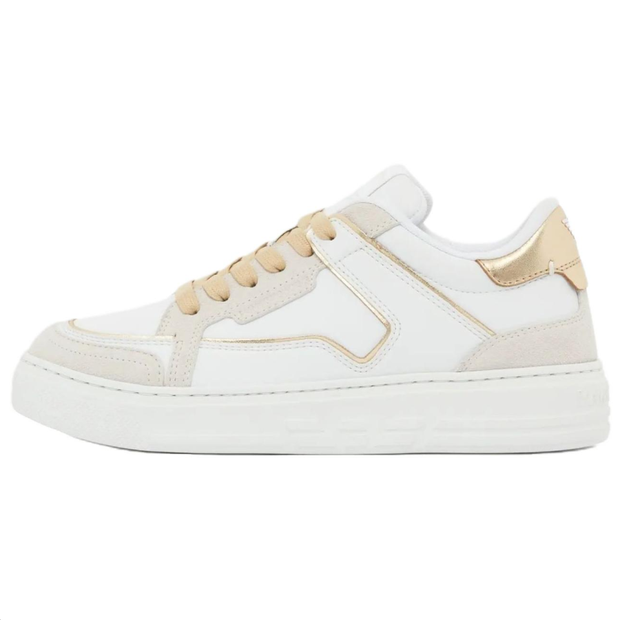 EMPORIO ARMANI Low top Skateboard Shoes 3.5cm Women's Light Gold