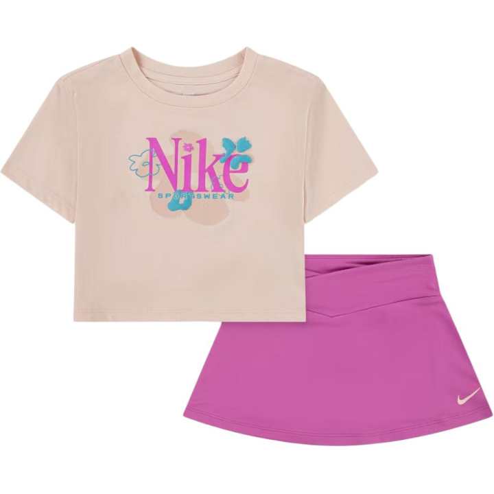 Nike Nike Kids Two Piece Skirt Sets Crew Neck Short