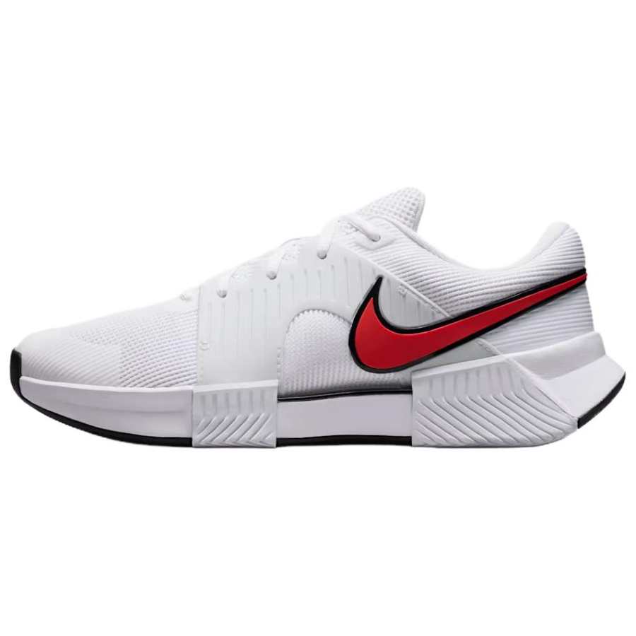 Nike Nike Zoom GP Challenge 1.5 Abrasion Resistant Support Tennis Shoes Men's White Red