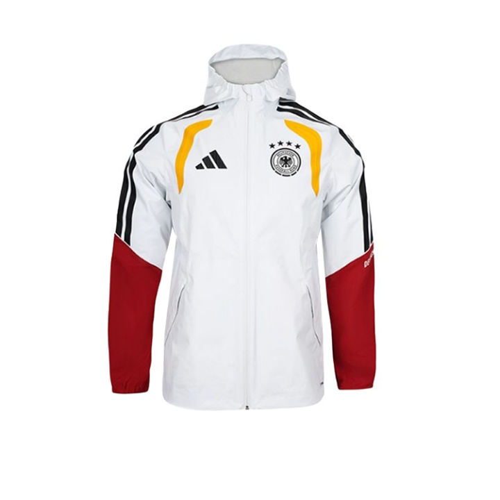 Adidas Adidas Jackets Men's White Hooded Non Detachable Moderate Other