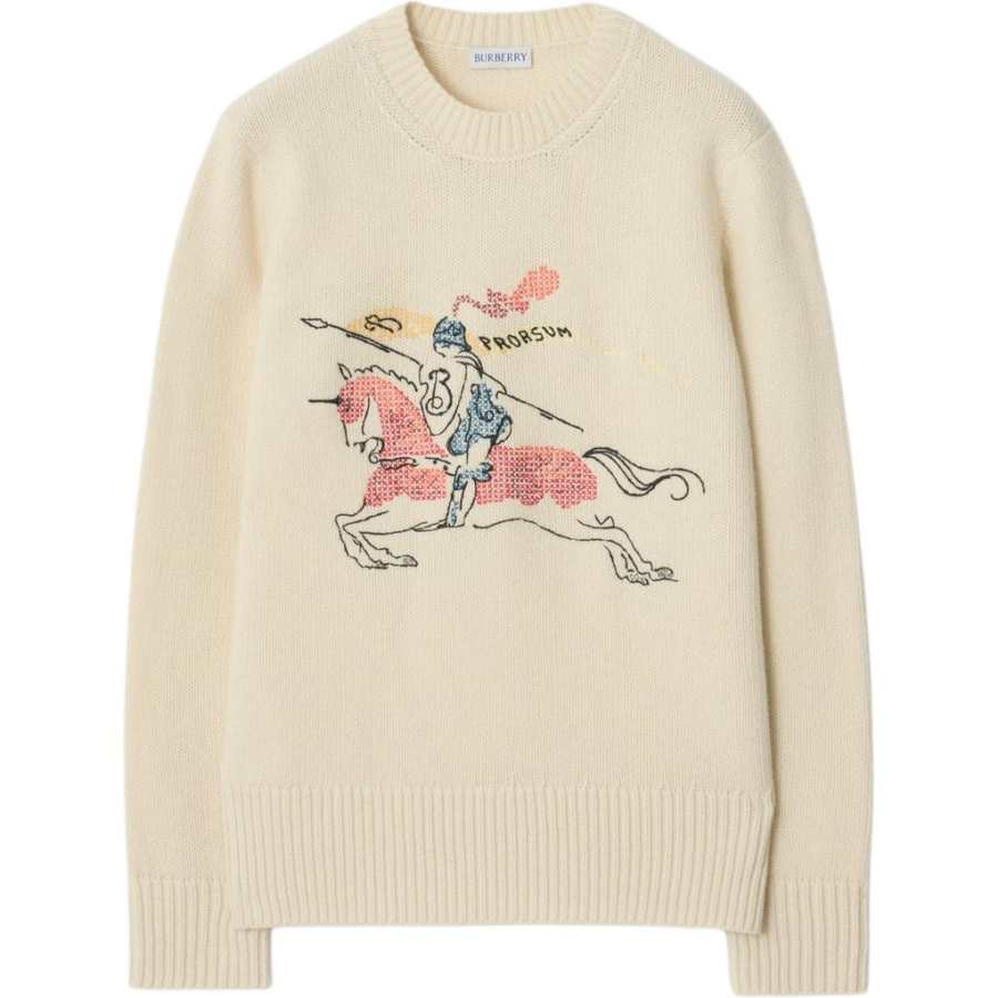 Burberry Cross-Stitch Ekd equestrian sweater