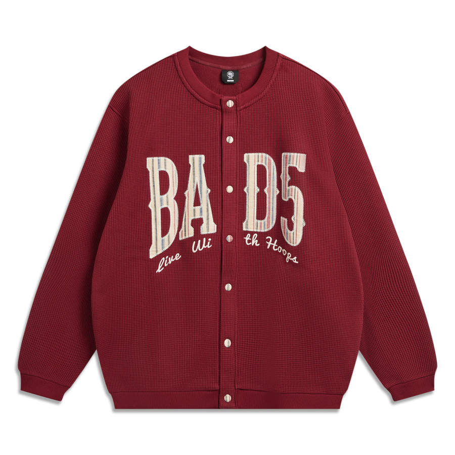 Li-Ning Li Ning BADFIVE Horse Year Limited CNY Fleece Lined Thermal Sports Fashion Versatile Casual 3D Effect Crew Neck