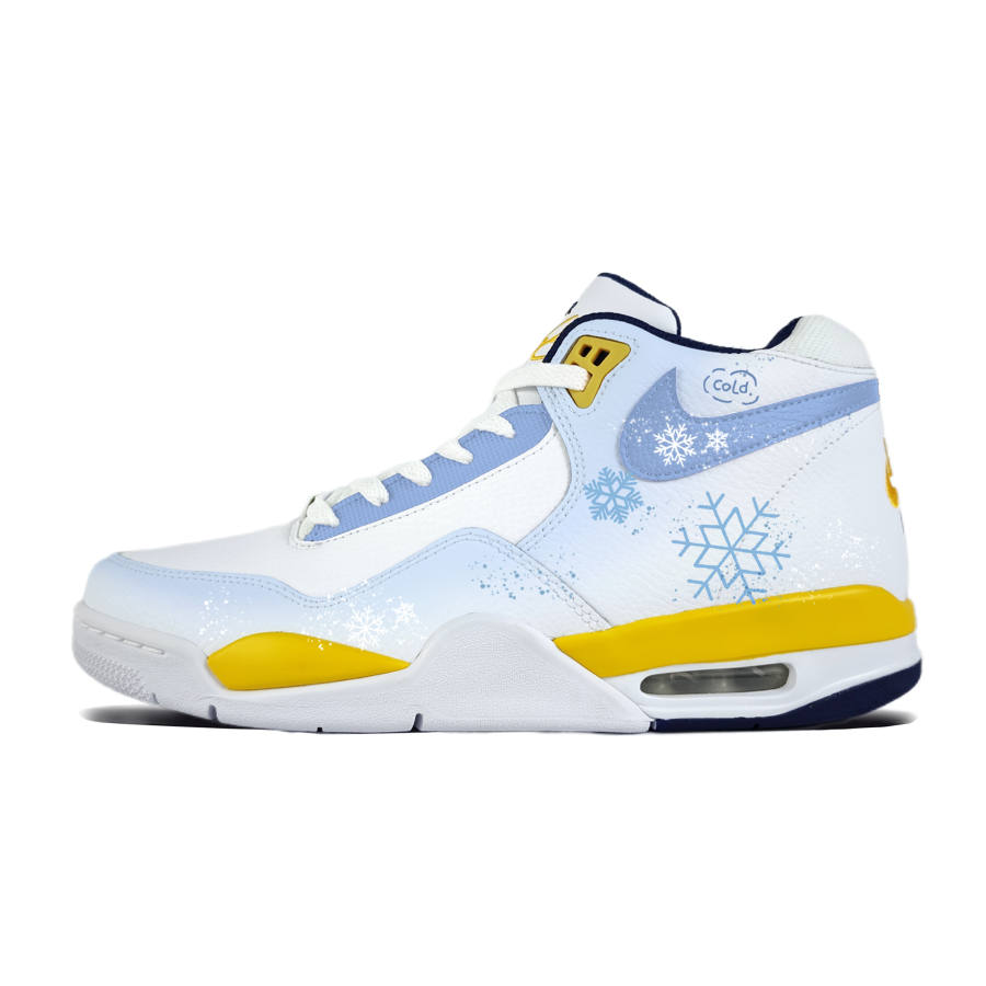 Nike Nike Flight Legacy Horse Year Snowflake Cushioning Slip Resistant Abrasion Resistant Mid top Vintage Basketball Shoes