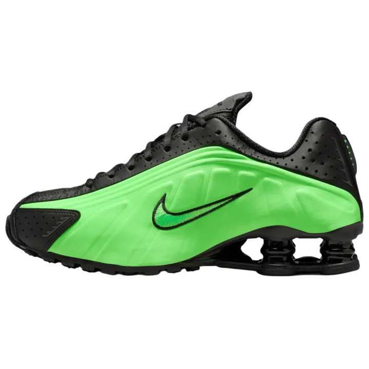 Nike Nike Shox R4 Cushioning Running Shoes Women's Green Black