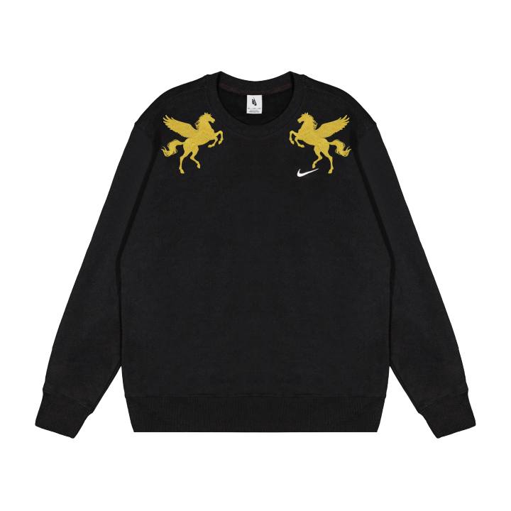 Nike Nike Sweatshirts Unisex Black Crew Neck Thickened Regular