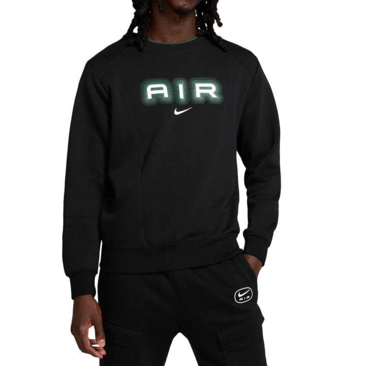 Nike Nike Air Sweatshirts Men's Black/Black Crew Neck Moderate