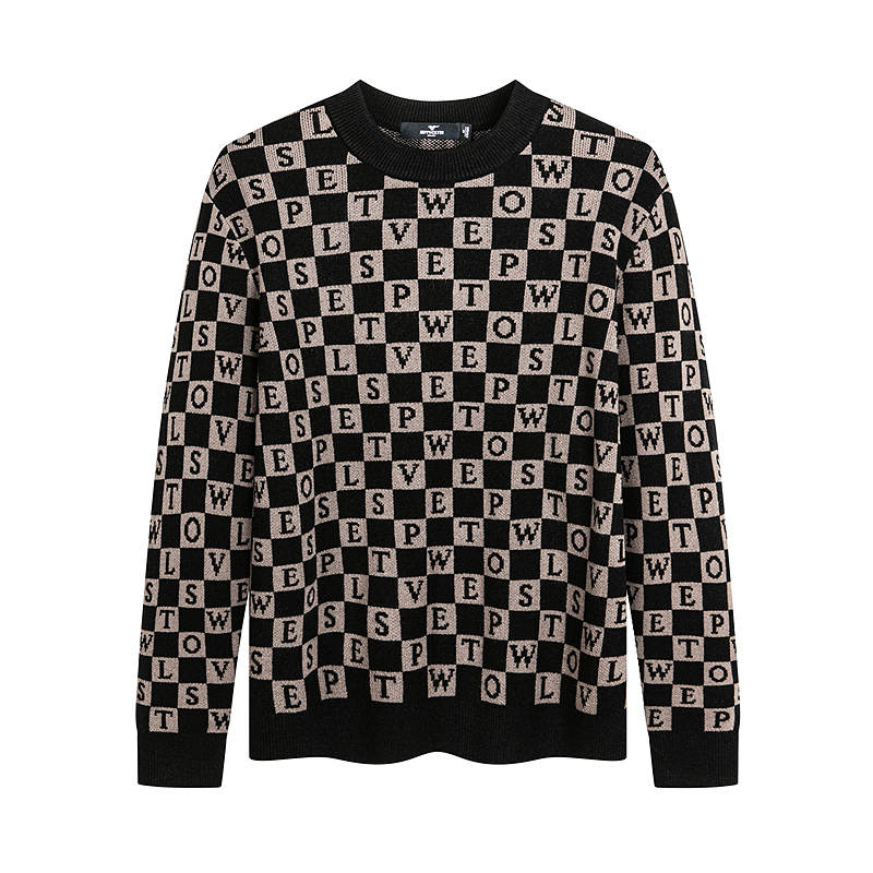 SEPTWOLVES SEPTWOLVES Sweaters Men's Crew Neck Thickened Other