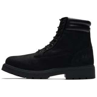 Timberland Top Grain Cow Leather Comfortable And Lightweight Short Outdoor Boots Men's Black