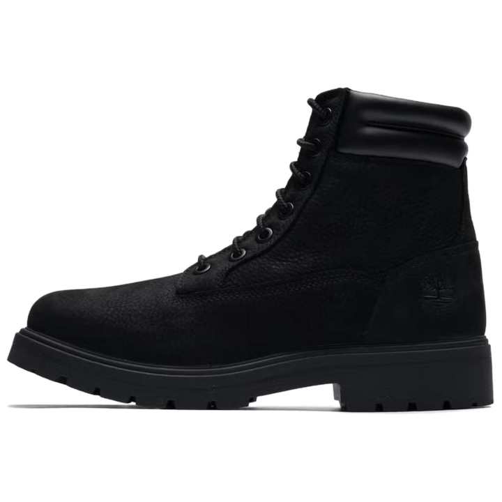 Timberland Timberland Top Grain Cow Leather Comfortable And Lightweight Short Outdoor Boots Men's Black