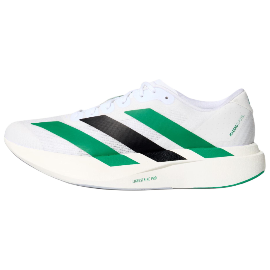 Adidas Adidas Adizero Evo SL Height Increasing Marathon Racing Running Shoes Unisex White Green Black
