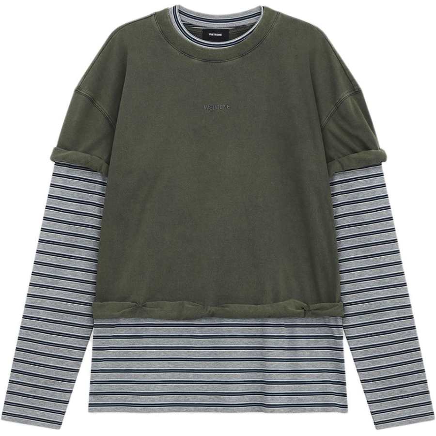 WE11DONE WE11DONE T Shirts Unisex Green Crew Neck