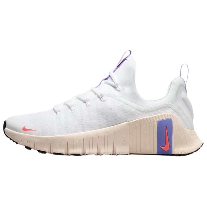 Nike Nike Free Metcon 6 Breathable Support Training Shoes Women's White Rice Purple