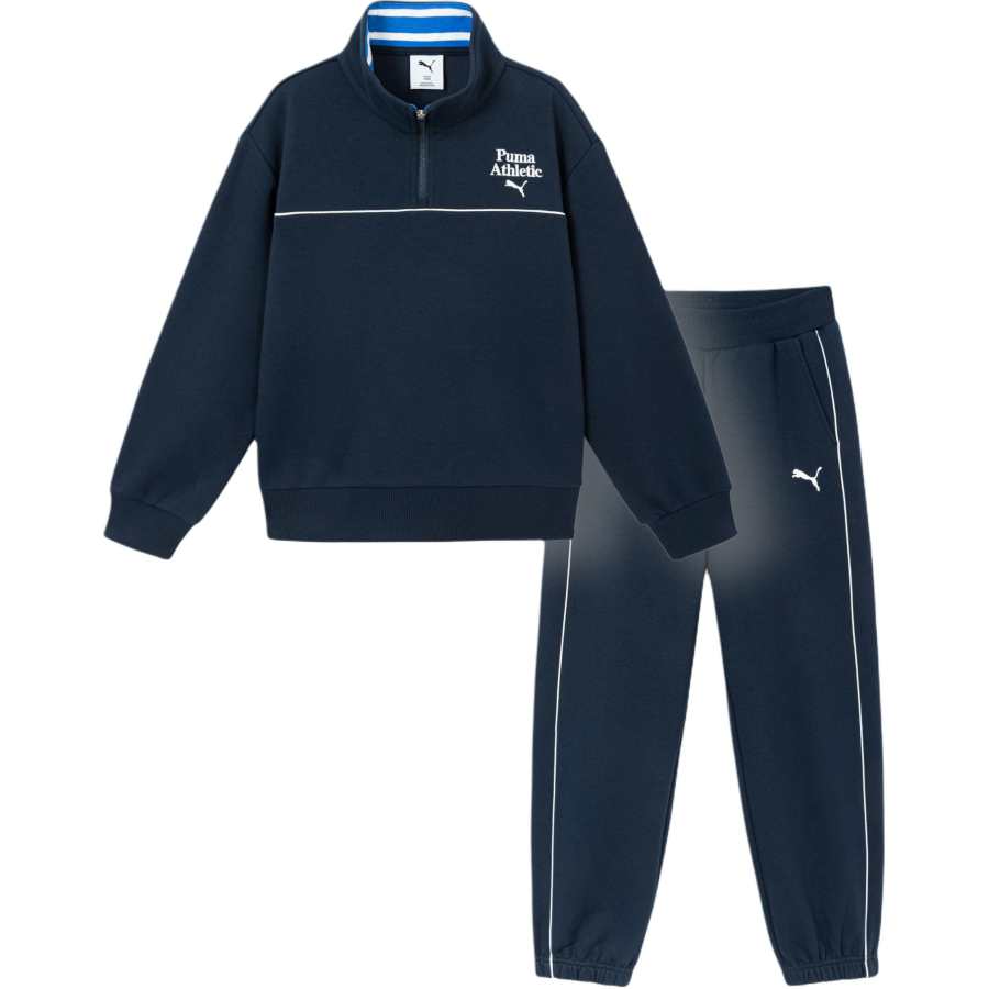 PUMA Kids Casual Sportswear Stand Collar Moderate