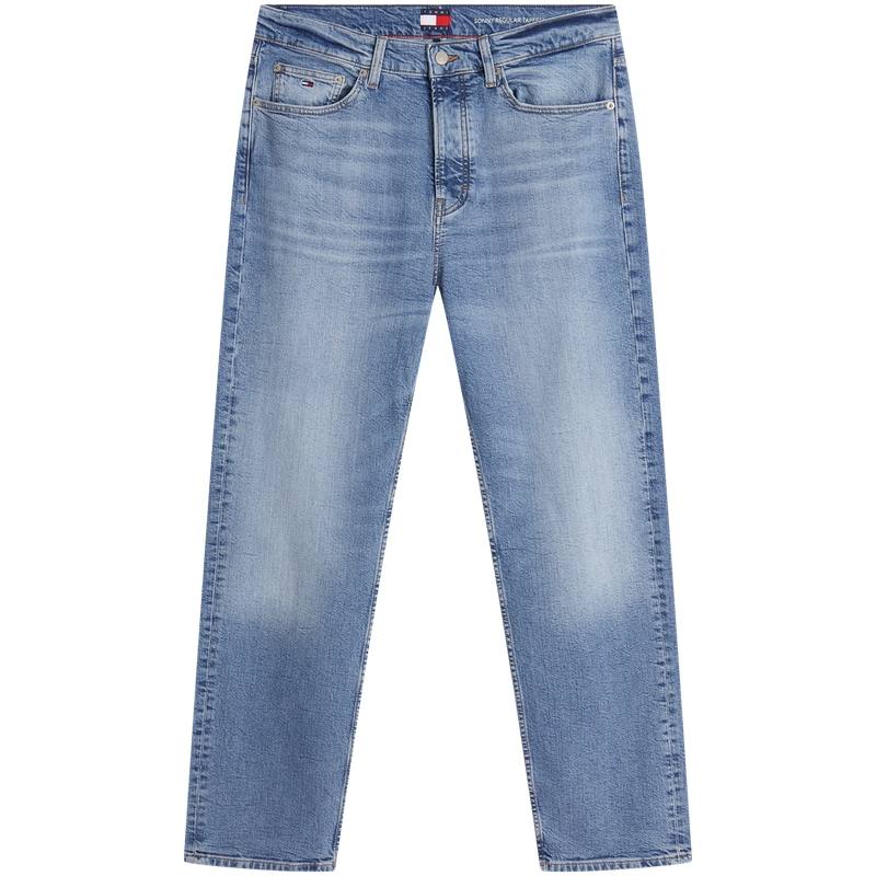 Tommy Hilfiger Jeans Men's Denim Blue 1AB Moderate Tapered Pants