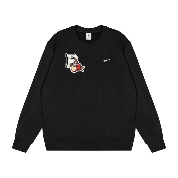 Nike Nike Sweatshirts Unisex Black Crew Neck Thickened Regular
