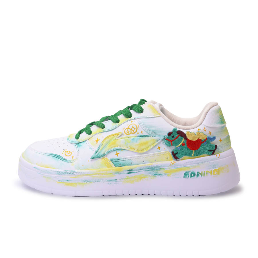 Li-Ning Li Ning Floating Boat Abrasion Resistant, Lightweight, And Breathable Low top Skateboard Shoes Unisex