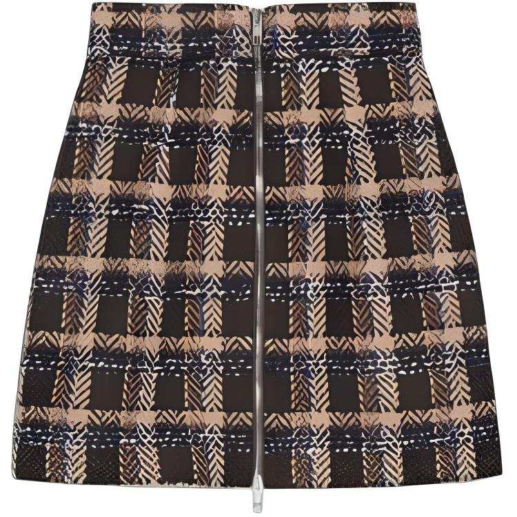 GUCCI Casual Short Skirts Women's Brown