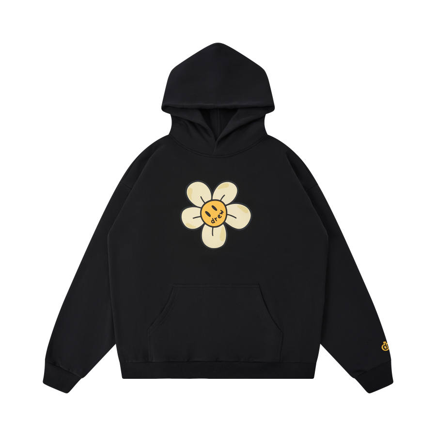 Drew house Sweatshirts Unisex Black Hooded Moderate Regular