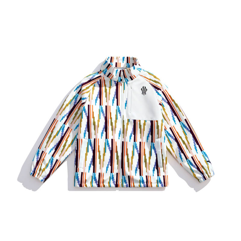 Anta Velvet Sweatshirt Coat Unisex Mud Gray Multicolor All Over Print