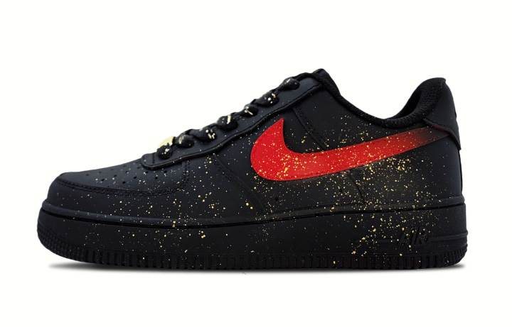 Nike Nike Air Force 1 Fiery Golden Shimmer Slip Resistant, Abrasion Resistant, Lightweight, Breathable Low top