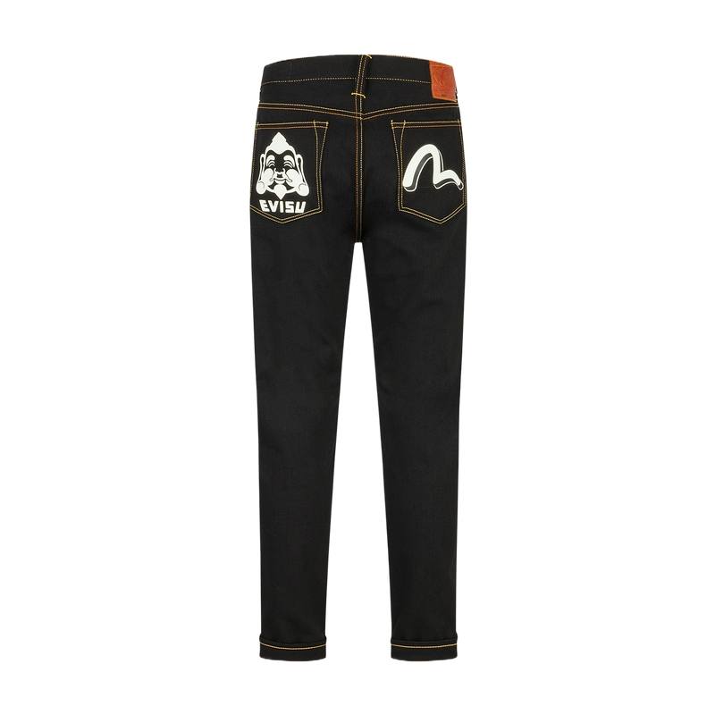 EVISU EVISU Jeans Men's Denim Black Moderate Other