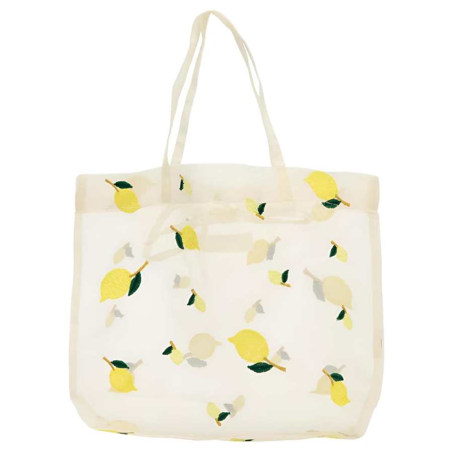 ZARA Polyester Tote Bag, Shopping Bag, Handbag Medium Women's Yellow