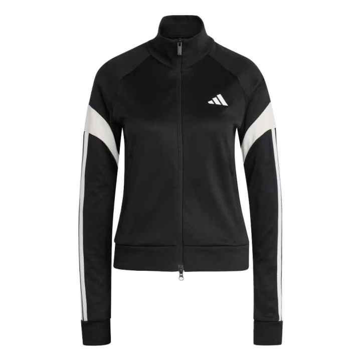 Adidas Adidas Jackets Women's Black/Ecru/White Turtleneck Moderate Other