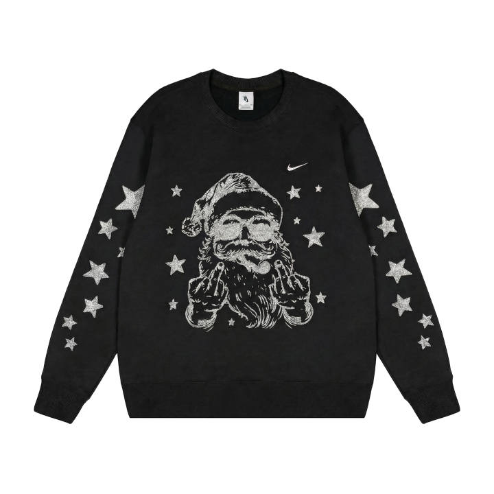Nike Nike Sweatshirts Unisex Black Crew Neck Moderate Regular