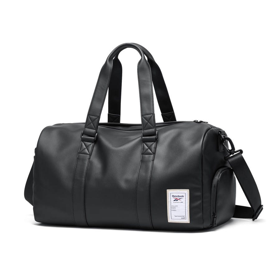 Reebok Fabric Gym Bag Unisex Midnight Black
