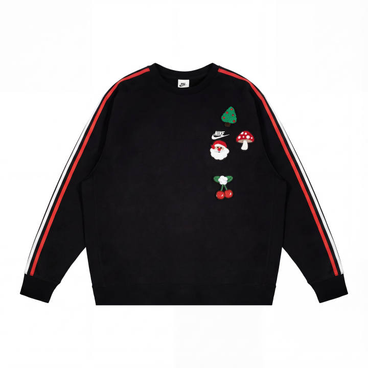 Nike Nike Sweatshirts Unisex Black Crew Neck Moderate Regular