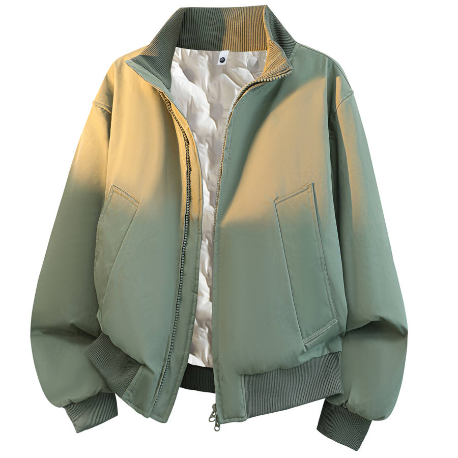X1617 X1617 Puffer Jackets Unisex Lapel Thickened Puffer Jacket