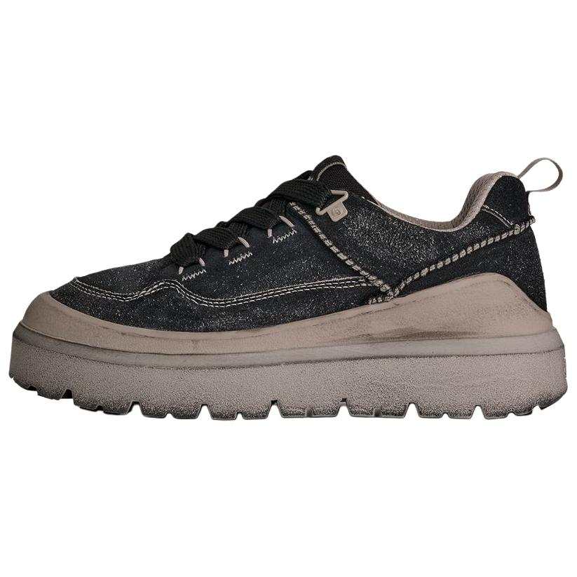 UGG UGG Heritage Utility Cow Split Leather Low top Casual Shoes Men's Black