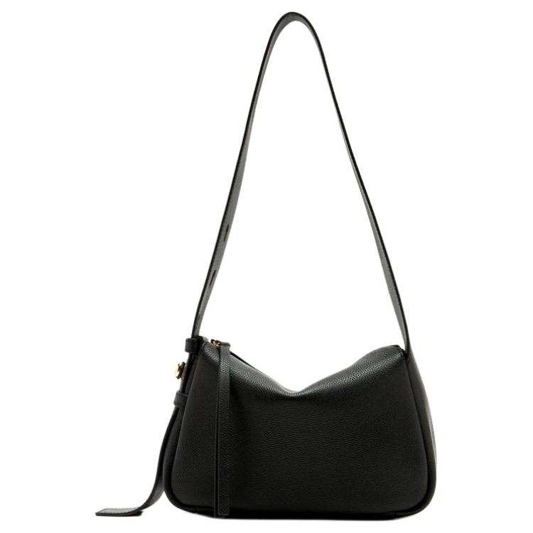 TORY BURCH Romy Cow Leather Shoulder Bag Small Women's Dark Brown
