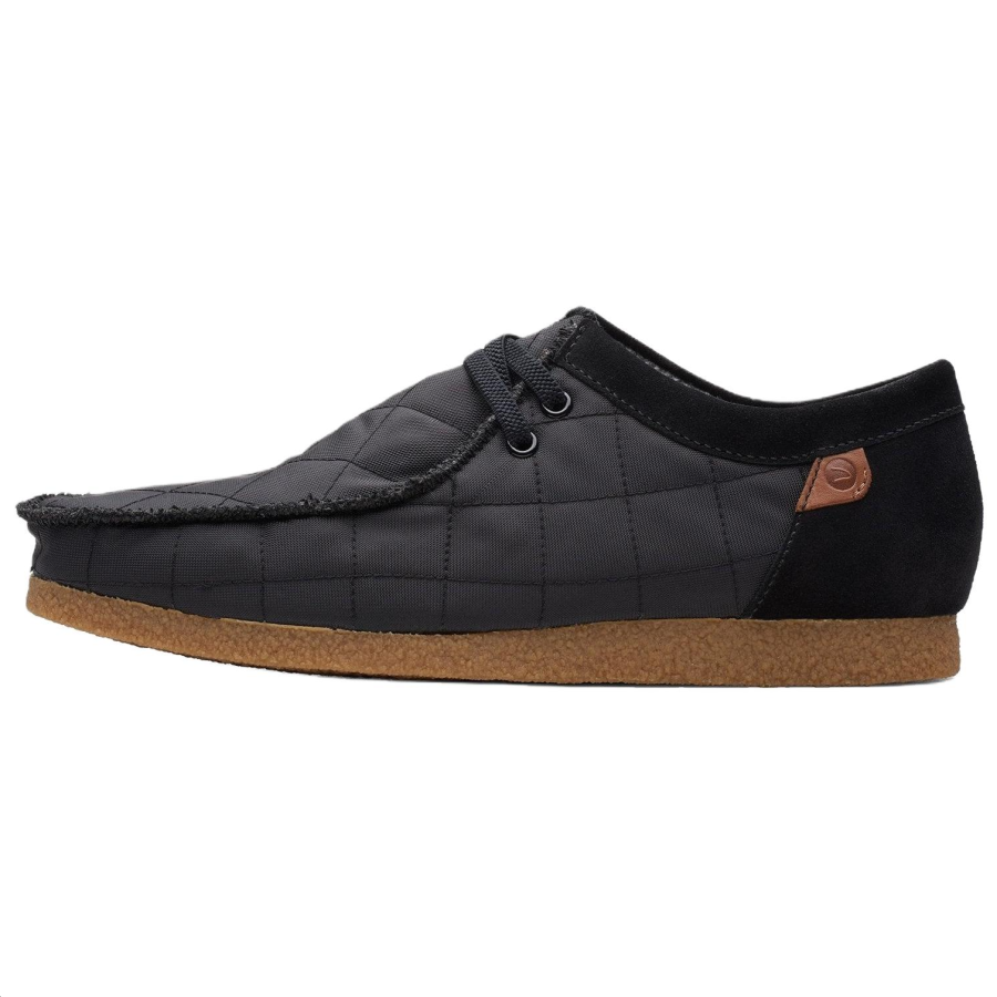 Clarks Shacre II Step Moccasin Fabric Low top Casual Shoes Men's Black
