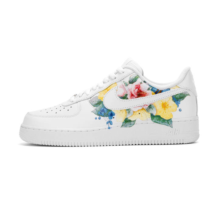 Nike Nike Air Force 1 Leather Cushioning Abrasion Resistant Lightweight Breathable