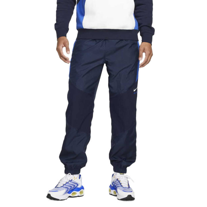 Nike Nike Knitted Sweatpants Men's Obsidian Black/Royal Blue Moderate Cuffed Pants