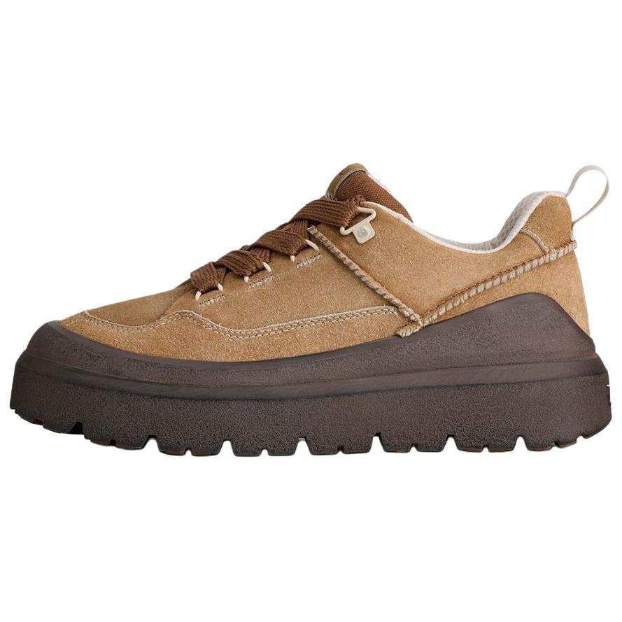 UGG Heritage Utility Cow Split Leather Low top Casual Shoes Unisex Chestnut