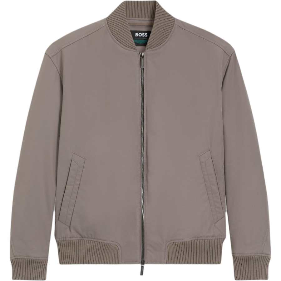HUGO BOSS Hugo Boss zip-fastening ribbed jacket
