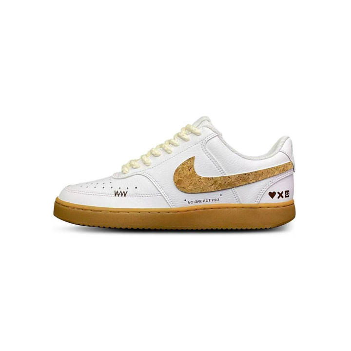 Nike Nike Court Vision 1 Ta Tu Alice Cushioning Low top Skateboard Shoes Men's Brown